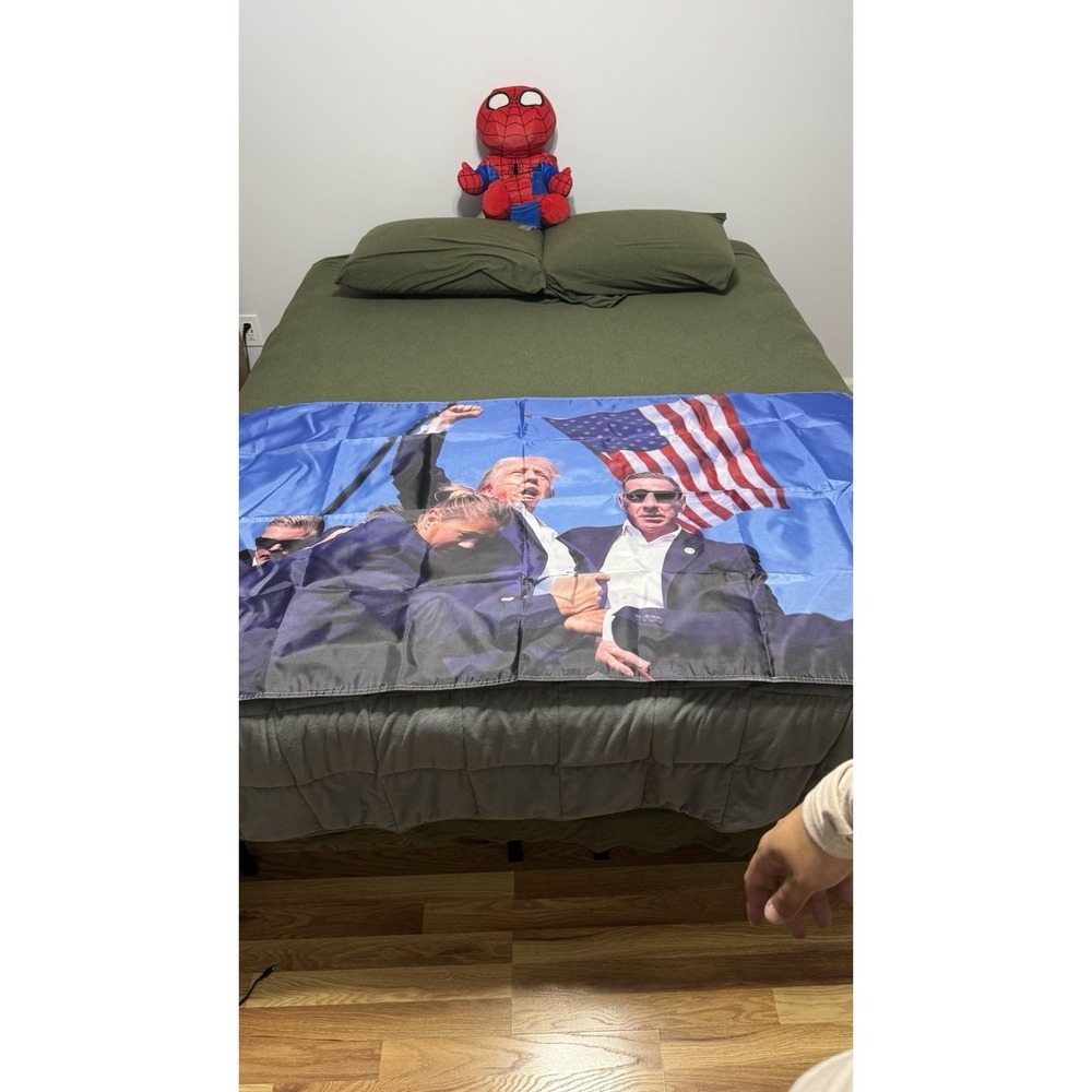 Donald Trump Pennsylvania July 13 2024 Photo Print Iconic Flag History Poster - Picture 2 of 3